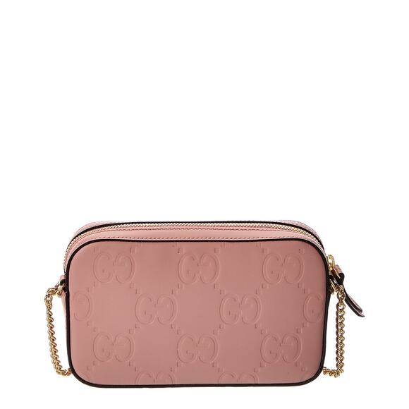 Gucci GG Super Mini Shoulder Bag Pink Leather with Chain Strap Brand BNIB - Picture 13 of 13